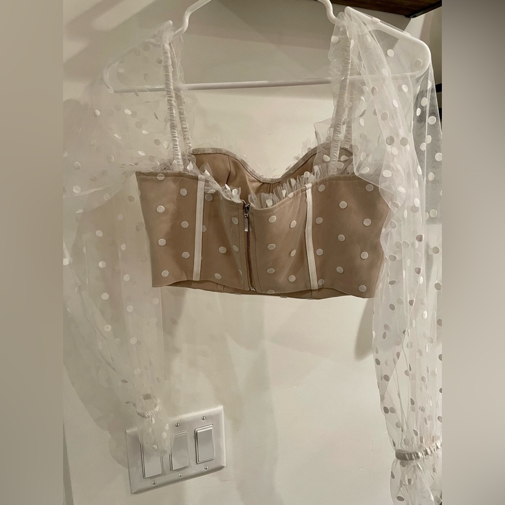 Runaway the Label Chloe Top, White, Small - Picture 7 of 8